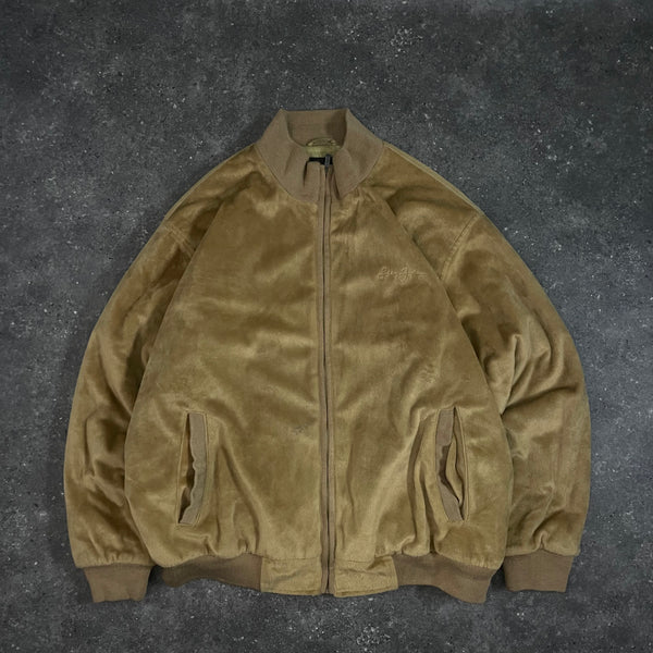 Vintage Sean John Fur Bomber Jacket (XL/XXL)