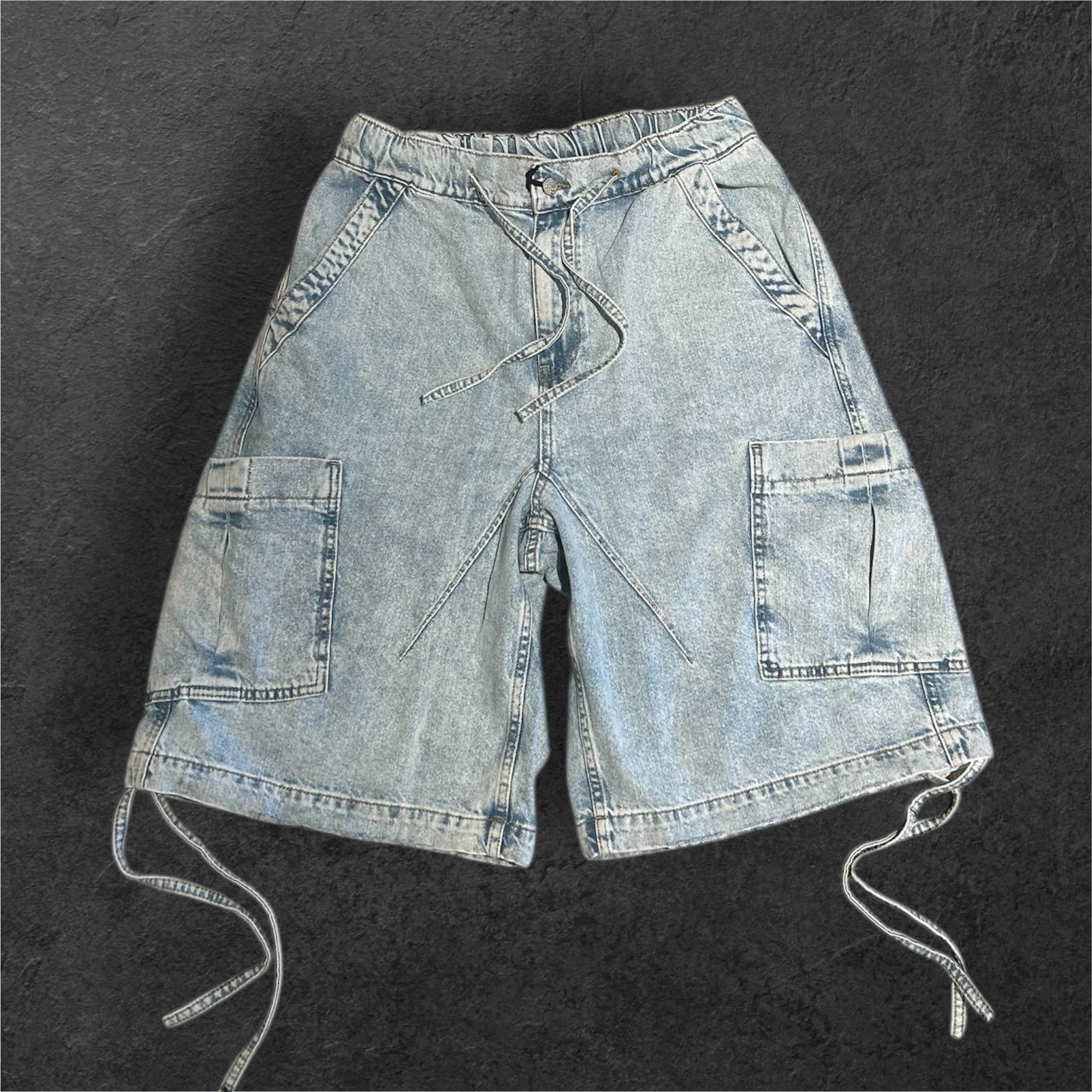 Light Blue Denim Jorts