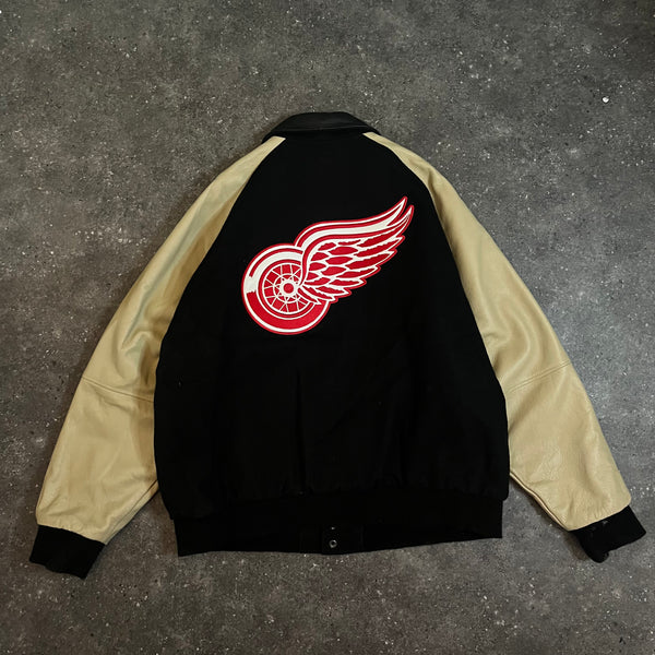 90s Detroit Red Wings Nike Varsity Jacket (XL)