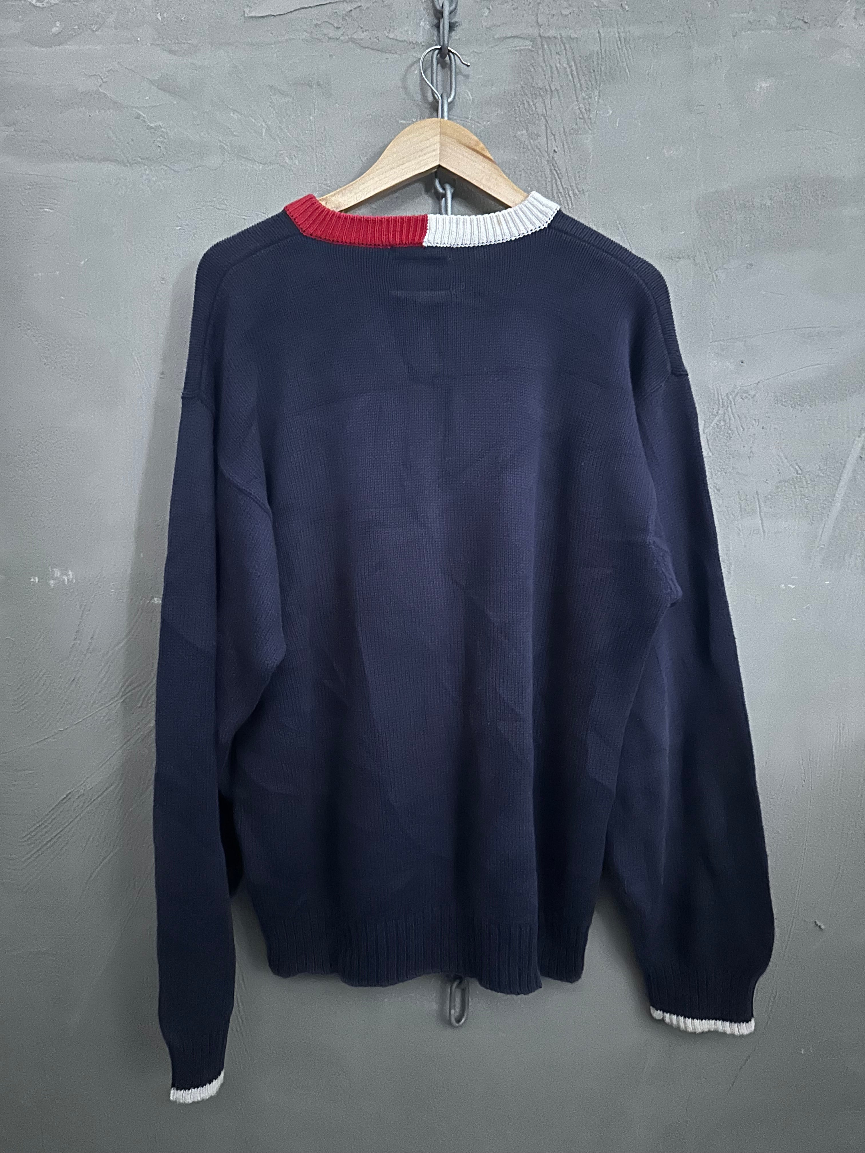 90s Tommy Hilfinger Knit Sweter (L-XL)