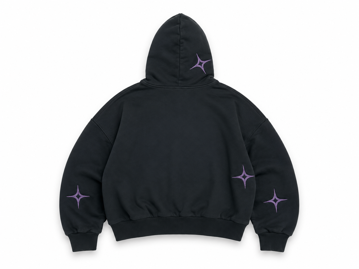 Devil Love Star Hoodie Purple (S/M/L)