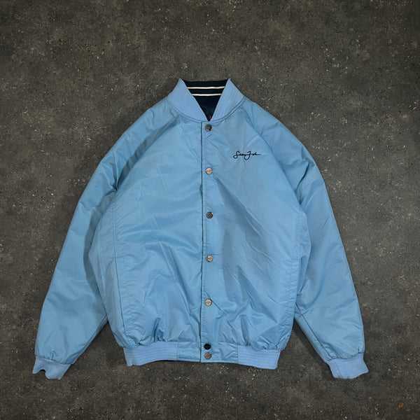 Vintage Sean John Baby Blue Aviator Jacket (M/XXL)