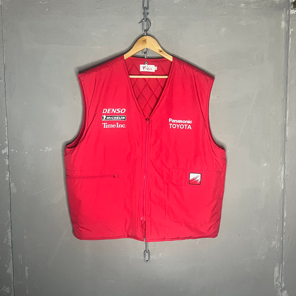 Toyota x Pansonic Racing Vintage Vest Jacket (L)