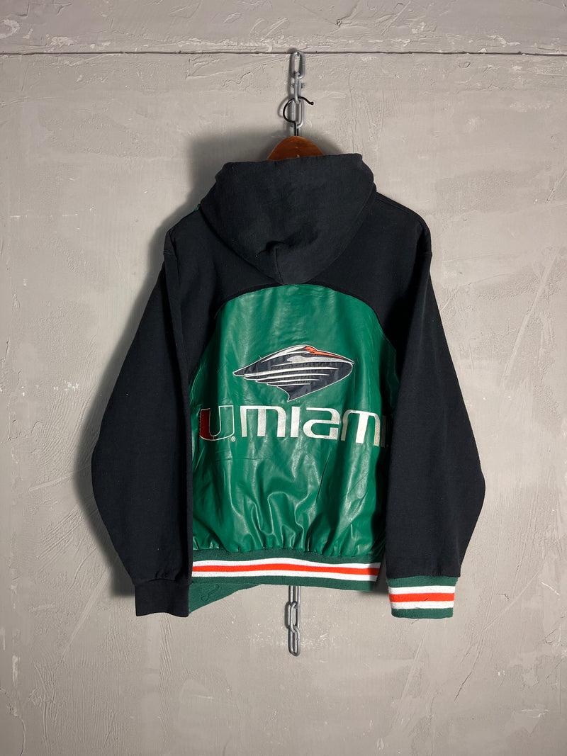 REVICED University of Miami Hoodie Jacket (S)