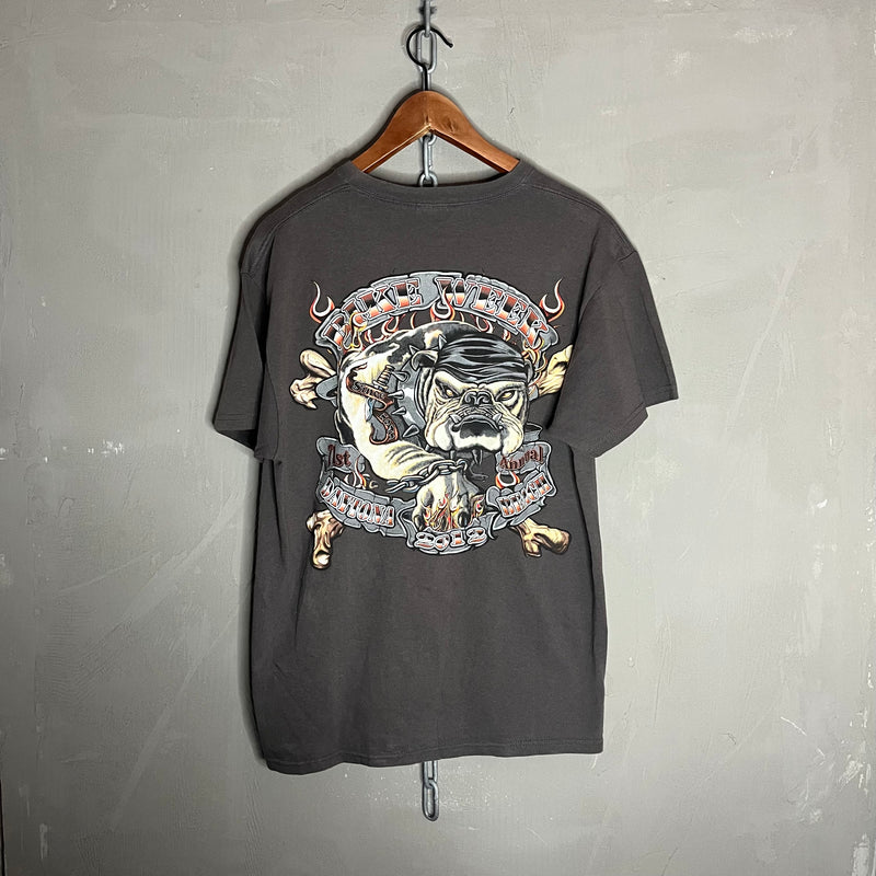 Dog Graphic Vintage T-Shirt (M-L)