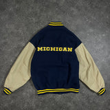 90s Vintage Nike Varsity Jacket University Of Michigan (L/XXL)