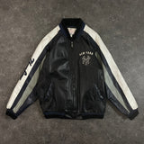 New York Yankees Full Leather Jacket (XL)