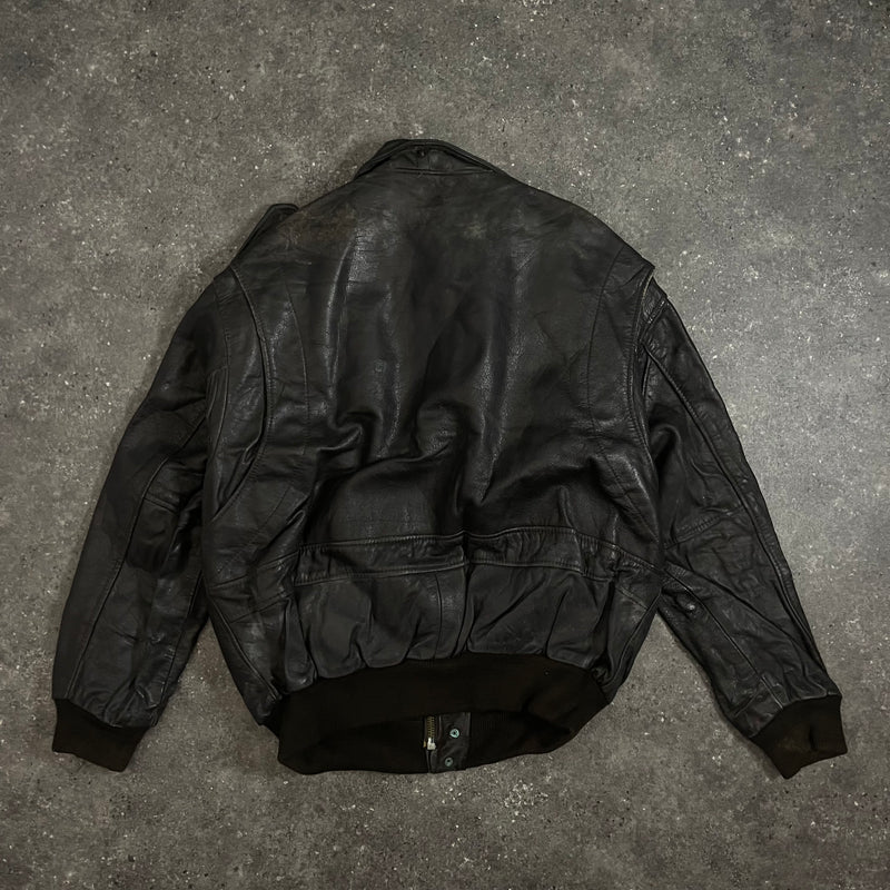 Aviator Full Leather Jacket (M-L)