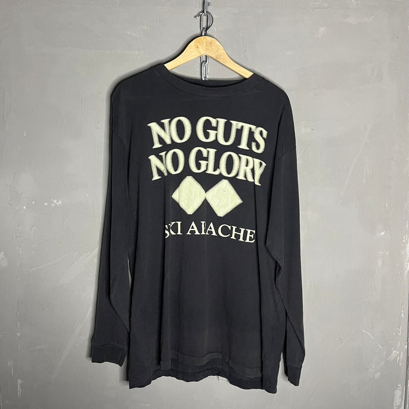 No Guts No Glory Vintage T-Shirt Longsleeve (L-XL)