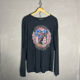 Biker Vintage T-Shirt Longsleeve (L-XL)