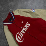 90s Vintage Nike Varsity Jacket Los Angeles Clippers (XL)