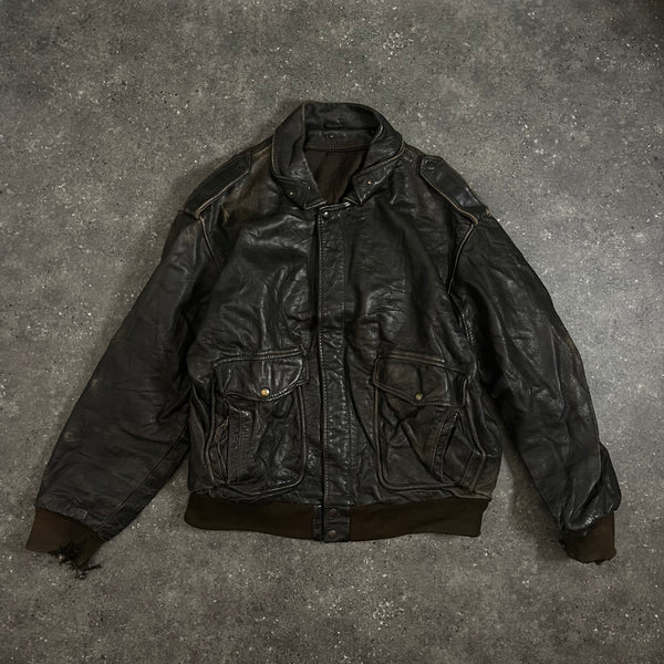 Aviator Full Leather Jacket (L-XL)
