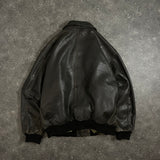 Redskins Full Leather Jacket (XXL)