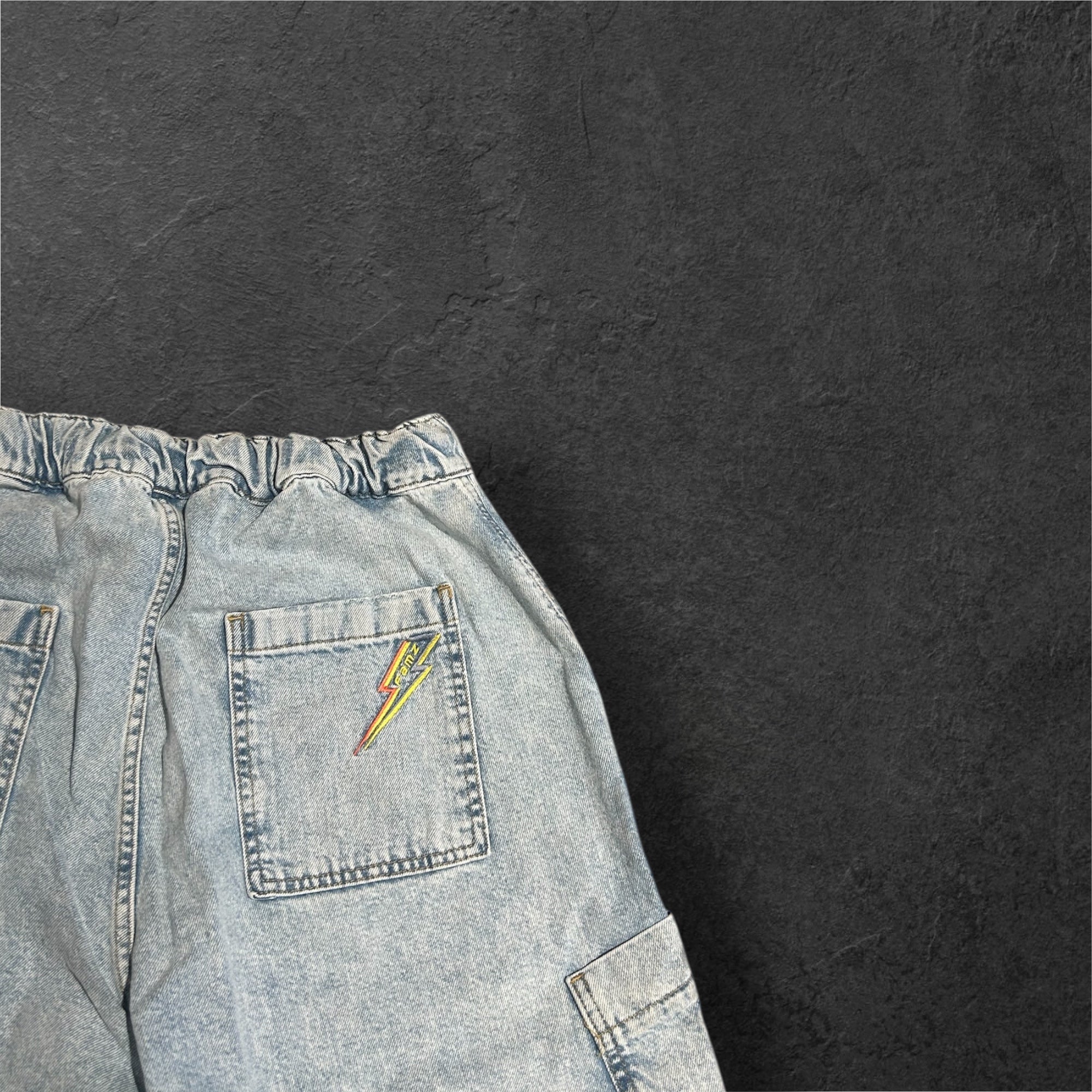 Light Blue Denim Jorts