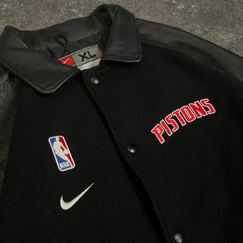 90s Detroit Pistons Nike Varsity Jacket (XL)