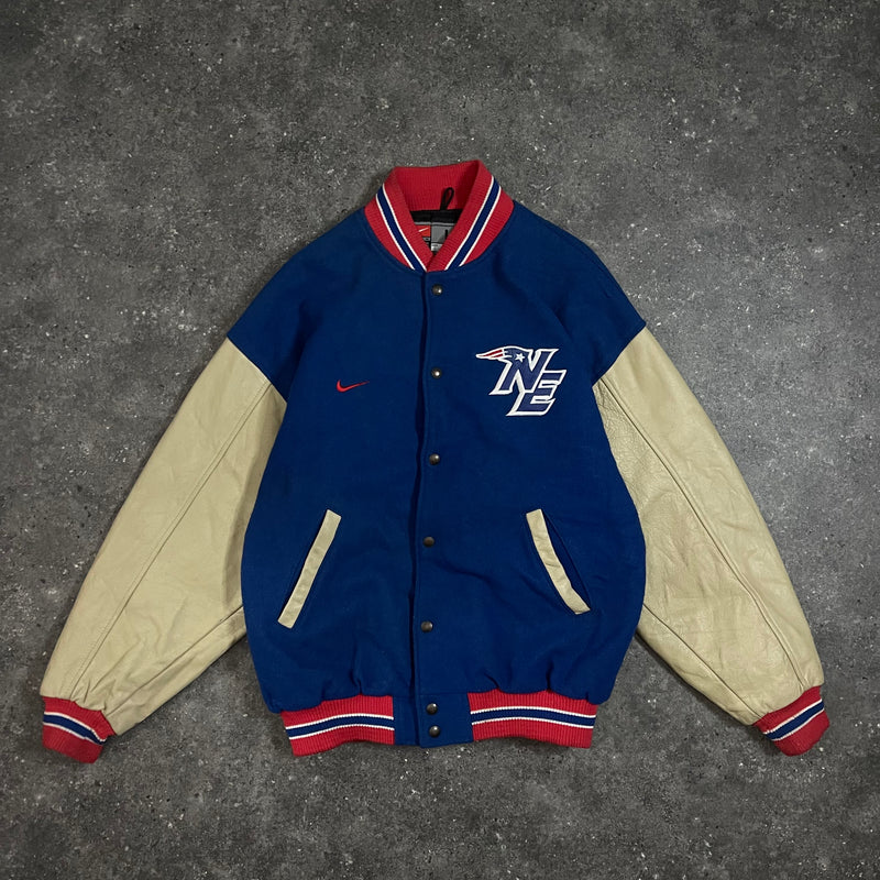 90s Vintage Nike Varsity Jacket New England Patriots L
