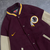 90s Vintage Nike Varsity Jacket Redskins (L/XL)