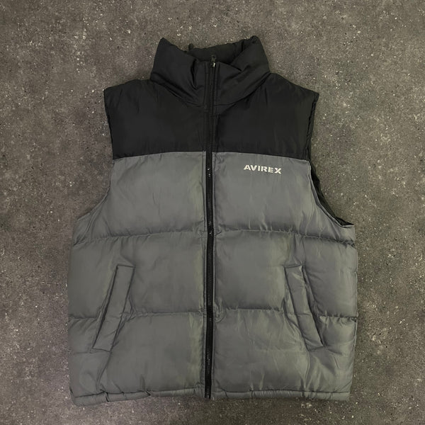 Avirex Puffer Vest Grey/Black (M/L/XL/XXL)