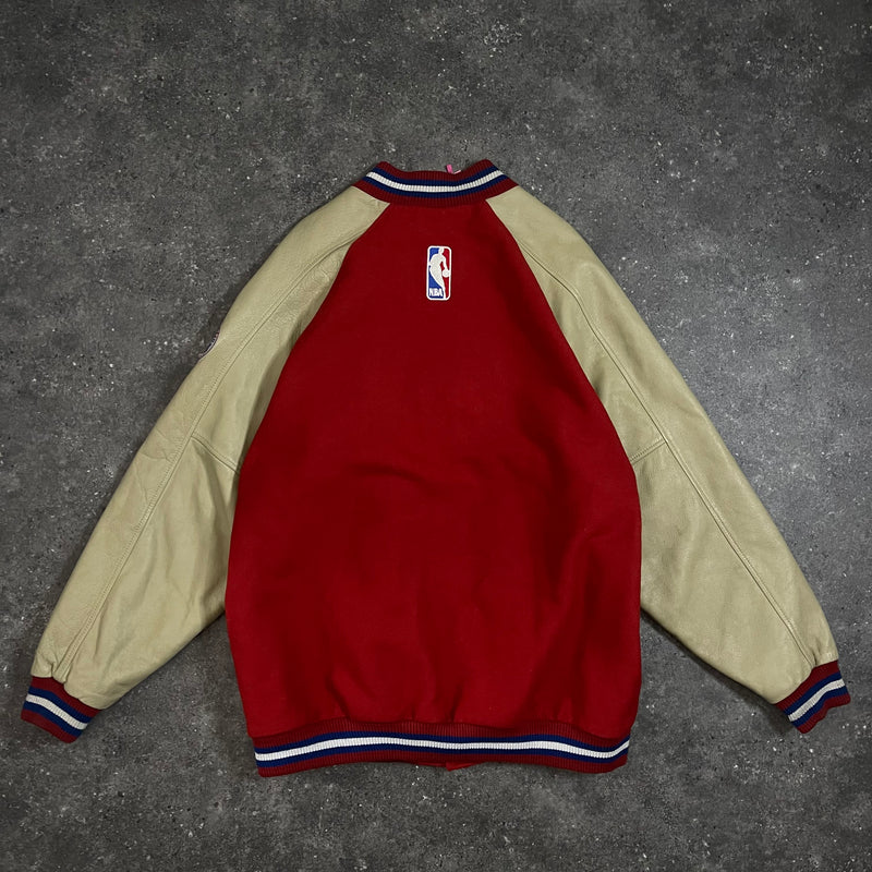 90s Vintage Nike Varsity Jacket Los Angeles Clippers (XL)