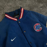 90s Chicago Cubs Nike Varsity Jacket (M)