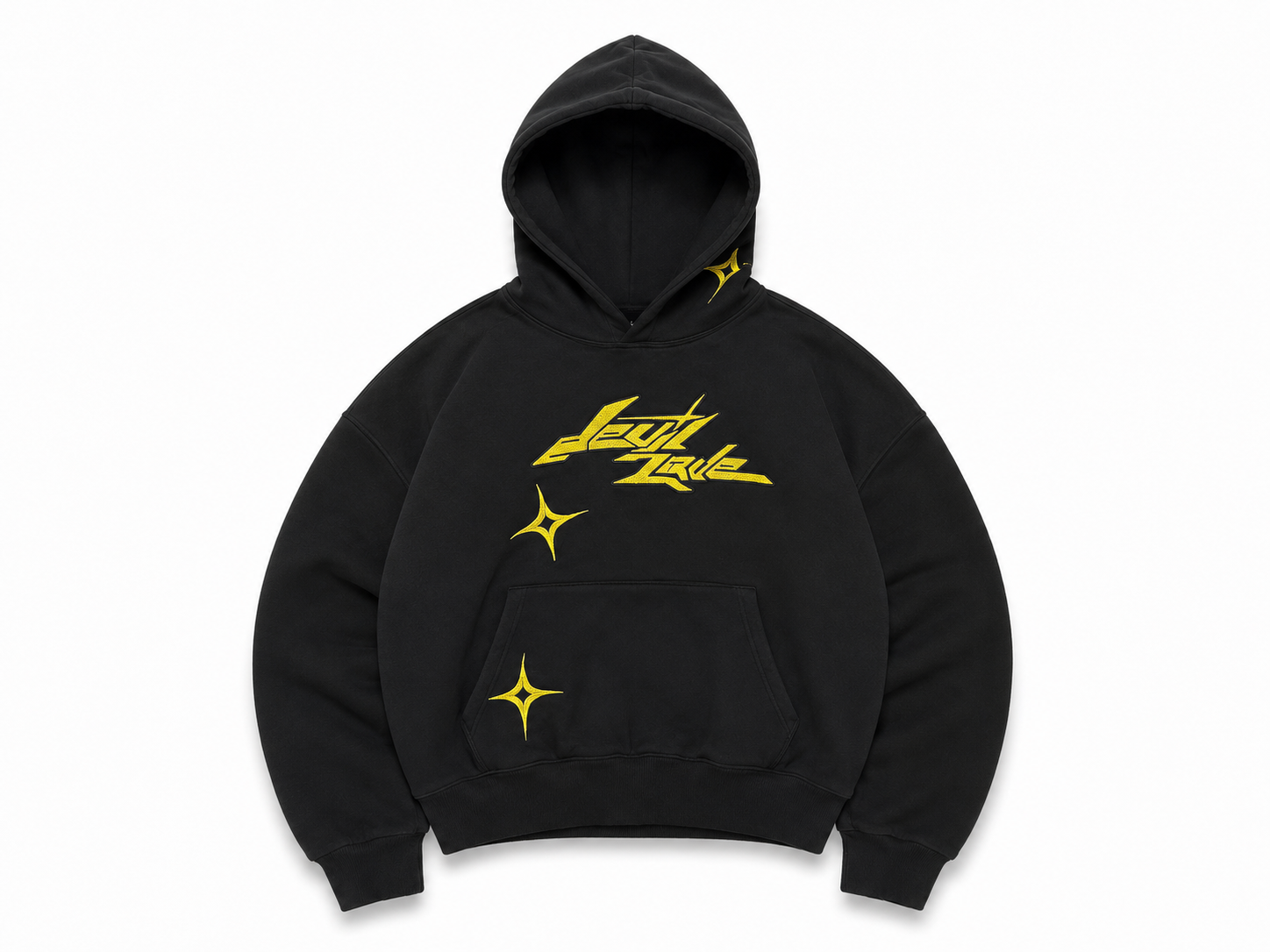 Devil Love Star Hoodie Yellow (S/M/L)