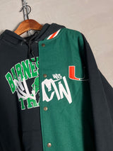 REVICED University of Miami Hoodie Jacket (S)