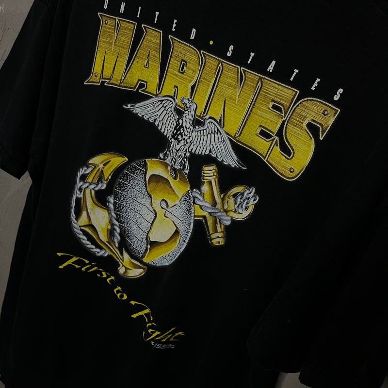 Vintage T-shirt US Marines (L-XL)