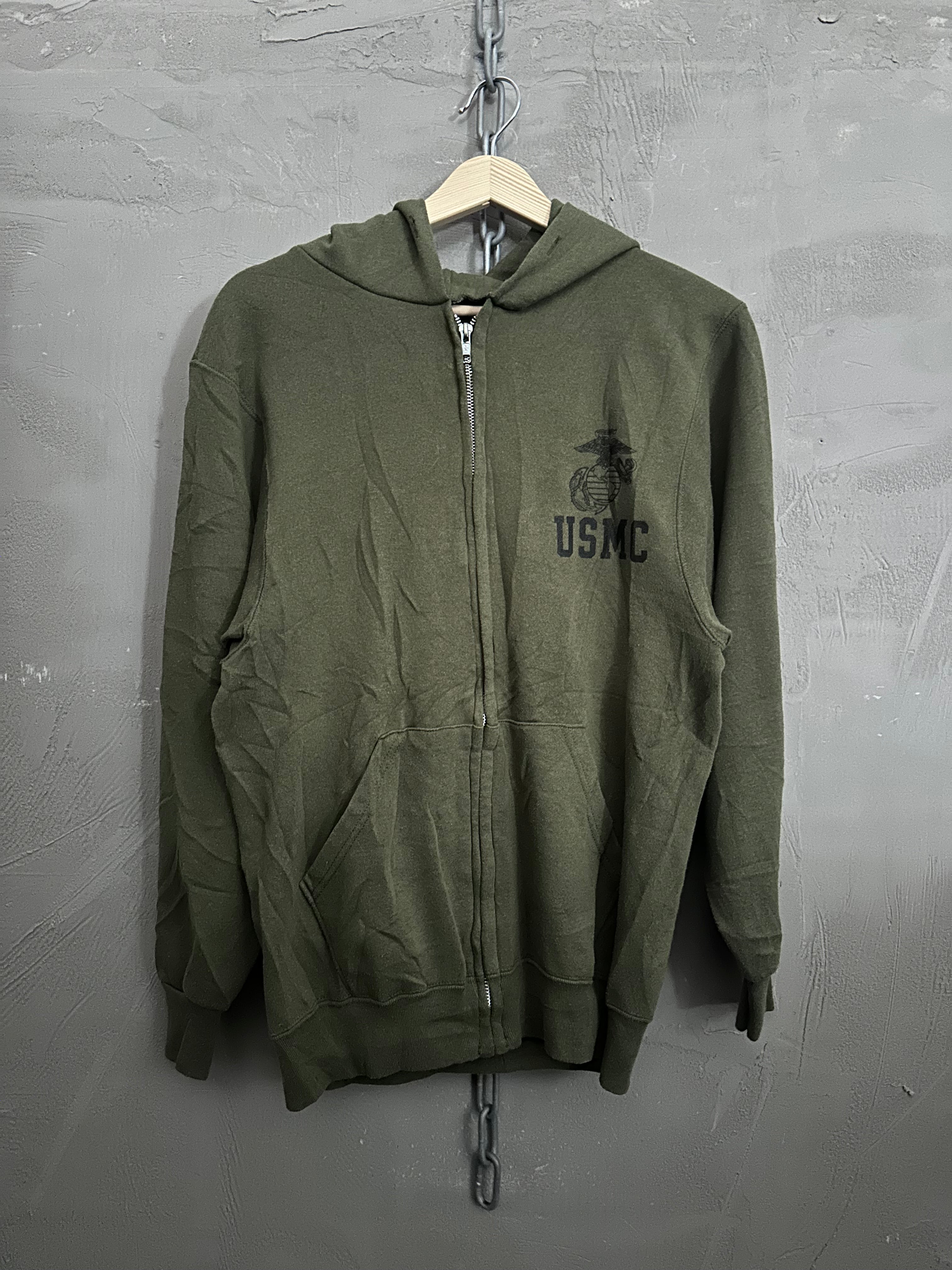 90s US Marines Corps Zip Hoodie (S-M)