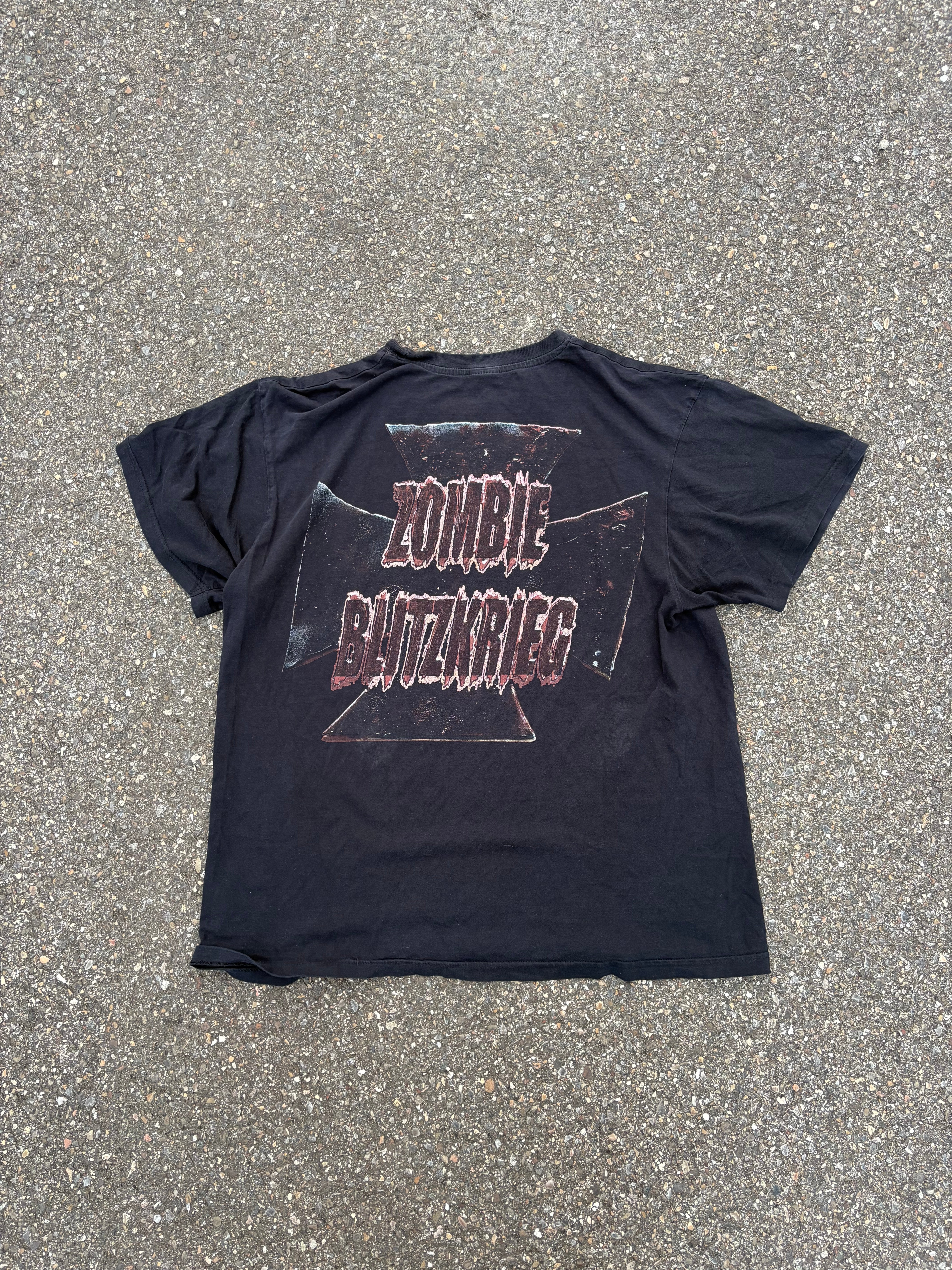 Zombie Blitzkrieg Vintage T-shirt (L)