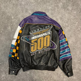 Vintage Nascar Jacket 500 1996  "FULL LEATHER" (L)