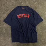 Boston Red Sox Nike Middle Swoosh Vintage T-Shirt (L-XL)