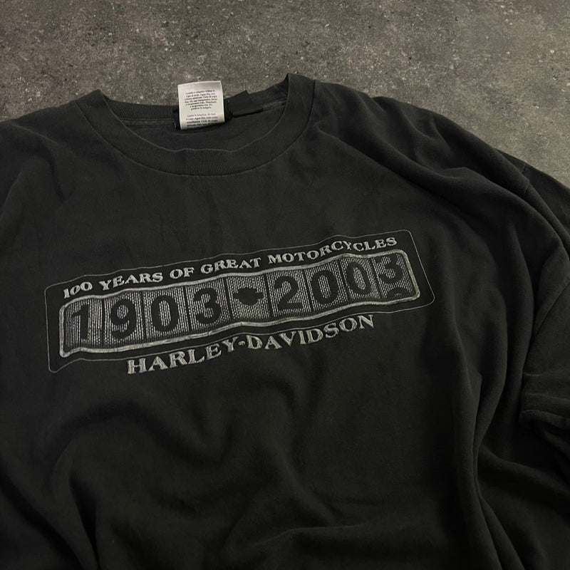 2003 100th Anniversary Vintage Harley Davidson T-Shirt (XL-XXL)