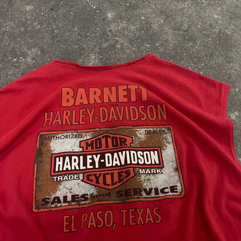 Vintage Harley Davidson Sleeveless T-Shirt (L)