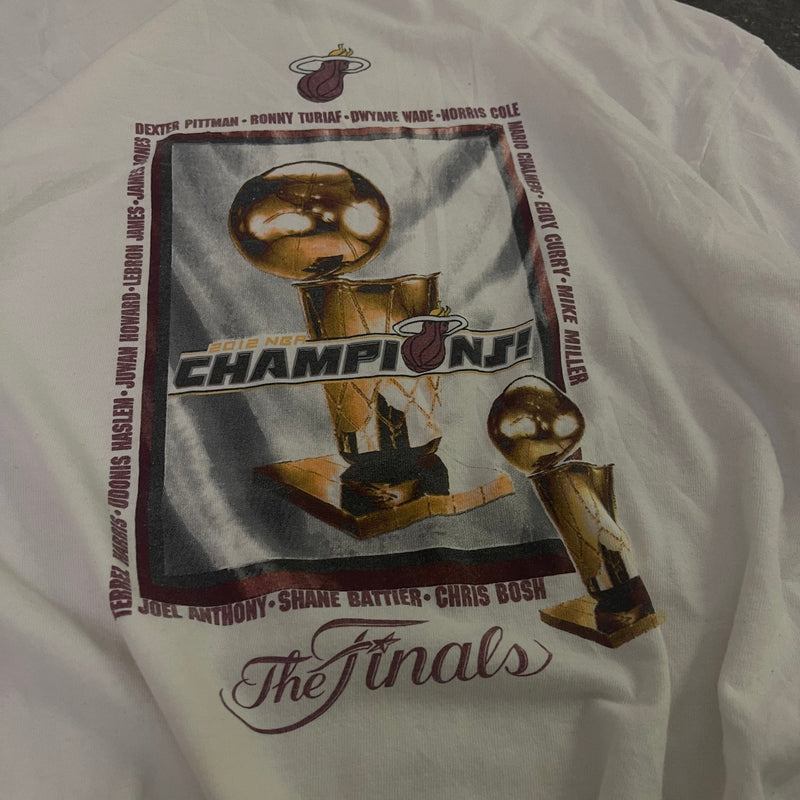 2012 NBA Championship Vintage T-Shirt (L)